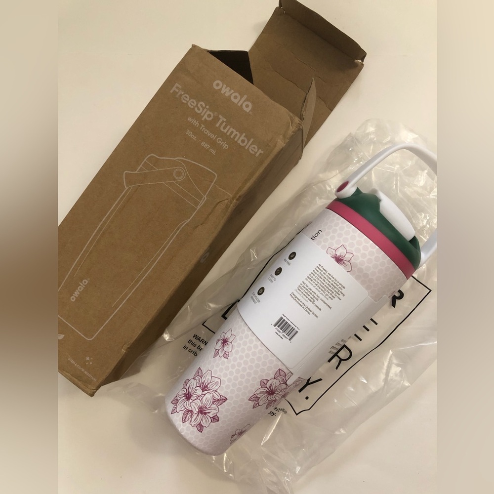 NWT Owala 30 OZ Special Edition Azalea 13 Floral Masters Golf Freesip - Picture 6 of 15